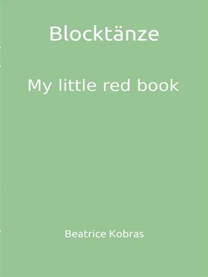 cover image of Blocktänze--My little red book